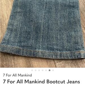 7 For All Mankind Bootcut Jeans size 28